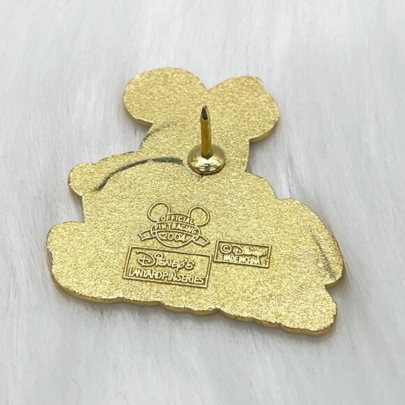 🔮 5/$25 Disney Gold Minnie Mouse Signature Pin - Picture 3 of 3